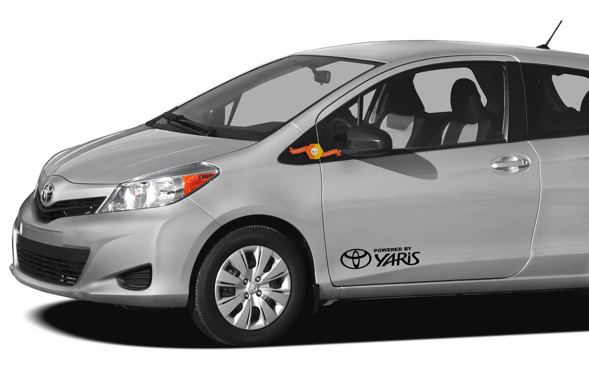Yaris Logo Seiten Tür Vinyl Aufkleber Sticker für Toyota Yaris