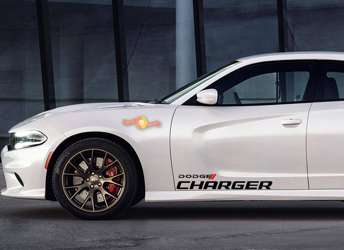 Racing Seitenstreifen-Vinyl-Aufkleberset für Dodge Charger 2011-2018