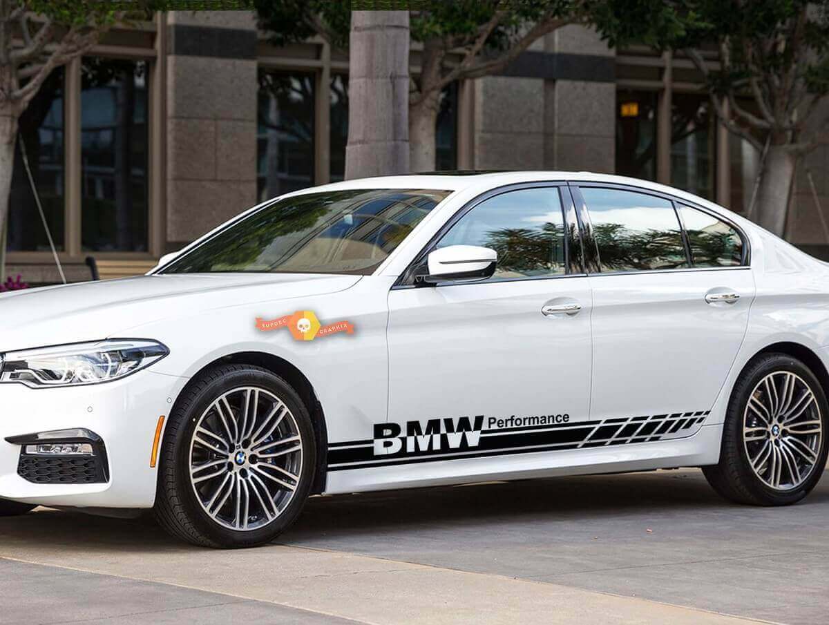 BMW Performance Style Seitenstreifen Vinylaufkleberset für BMW