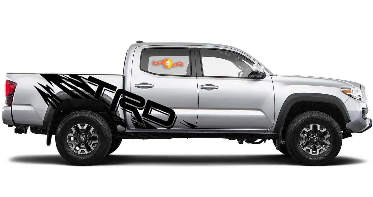TRD RIPPED-Bed Graphics Vinyl-Aufkleber-Sets für Toyota, Trucks, benutzerdefinierte Vinyl-Aufkleber
