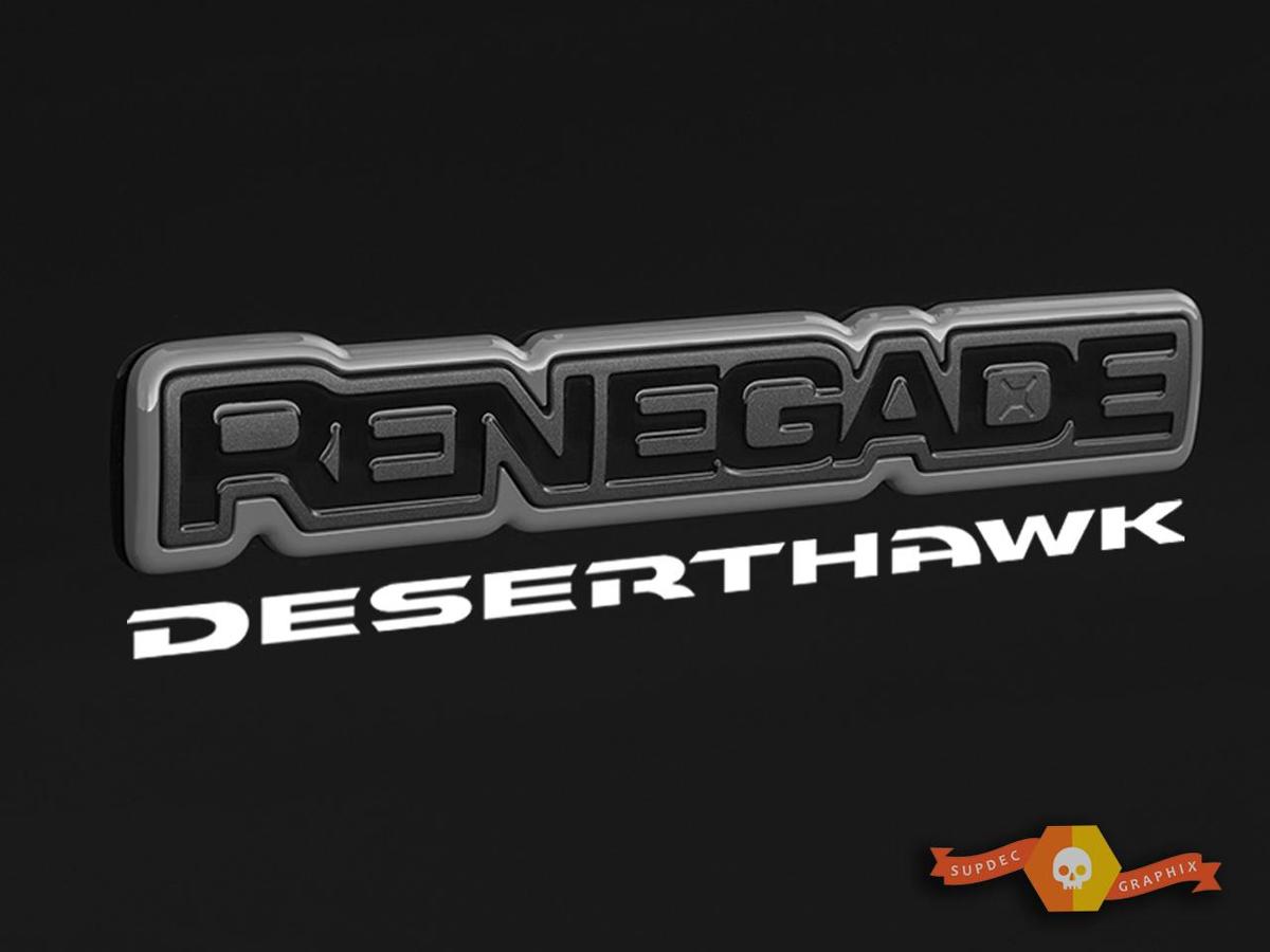Jeep Renegade Deserthawk Desert Hawk Aufkleber Vinyl SUV Aufkleber