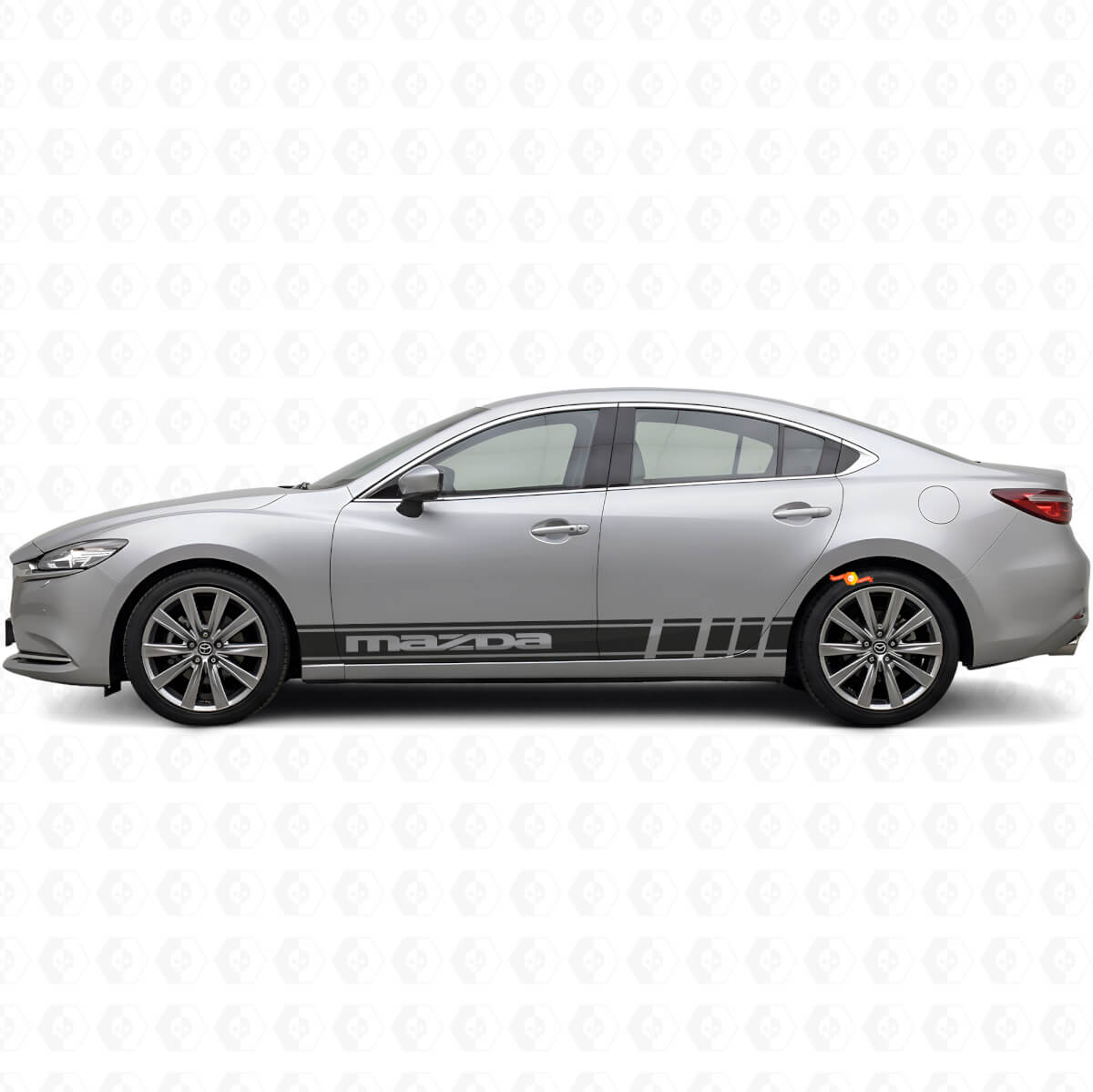 Markierte Schwellerstreifen Vinyl-Aufkleber-Set für Mazda 6