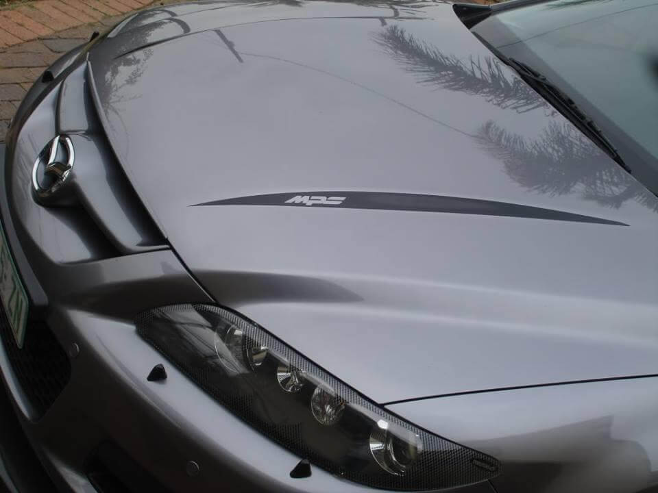 MPS Dünne Streifen Motorhauben-Vinylaufkleber-Set für Mazda 6