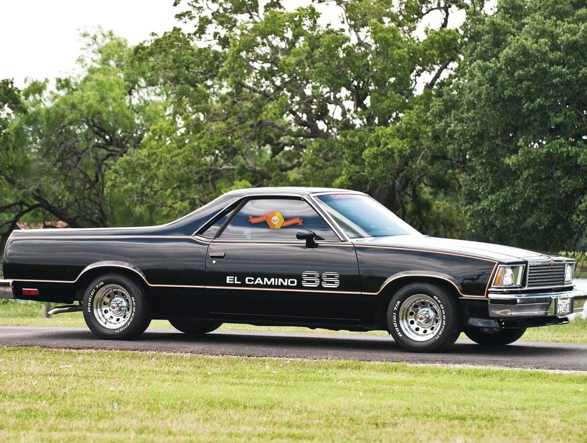 El Camino SS Türseitiger Vinyl-Aufklebersatz für Chevy El Camino 1978-1987