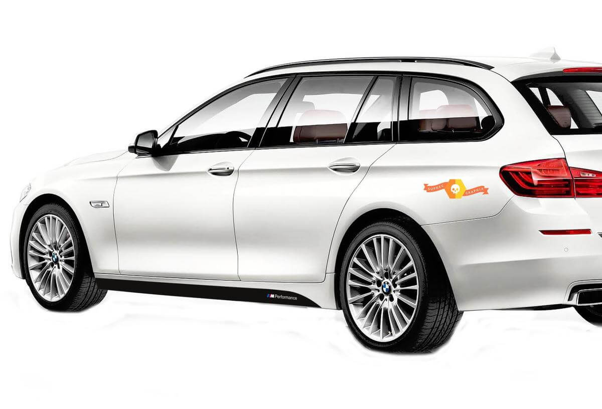 BMW F10 F11 5er Seitenschweller Aufkleber Aufkleber M SPORT M Performance
