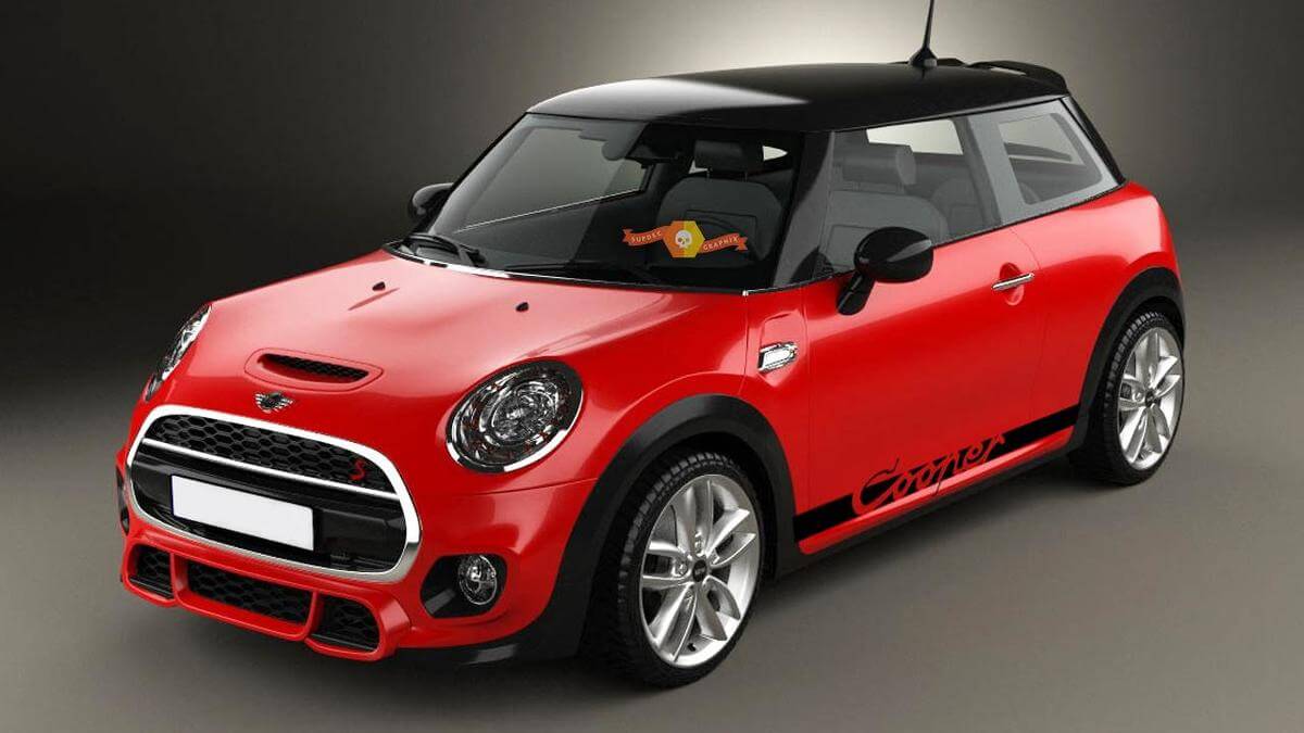 Mini Cooper S F56 2014–2018 – Seitenstreifen-Grafik
