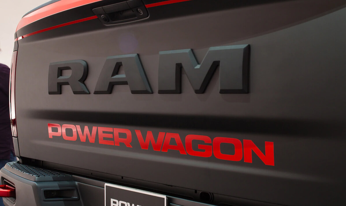 Power Wagon Heckklappen-Vinylaufkleber für Dodge Ram 1500 2010-2018