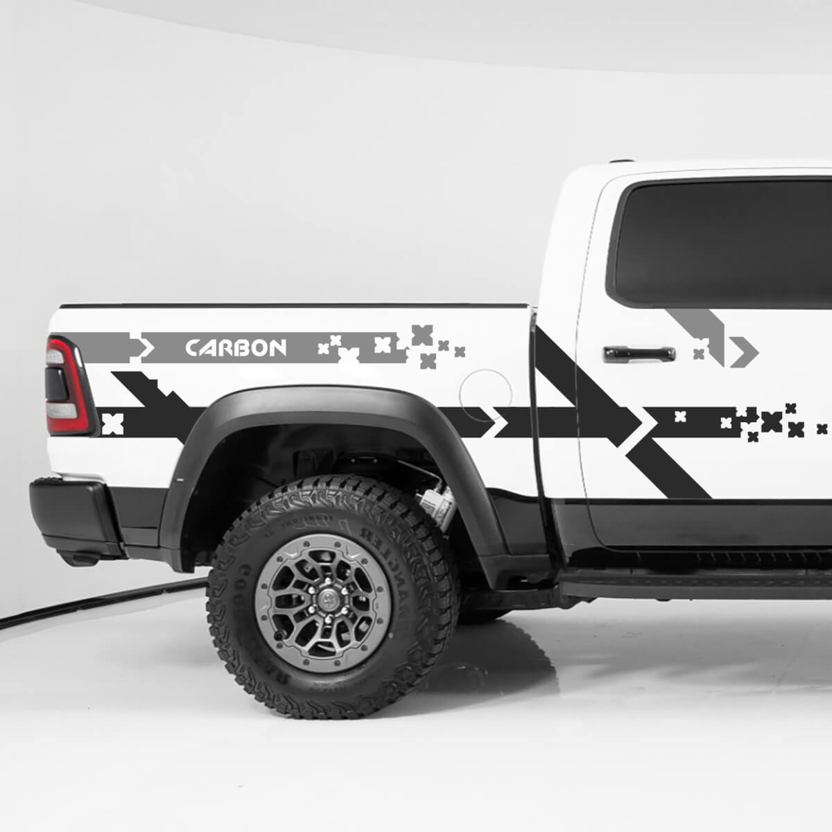 Seitliche Streifen Seitenwand LKW Vinyl Aufkleber Sticker für Dodge Ram 1500