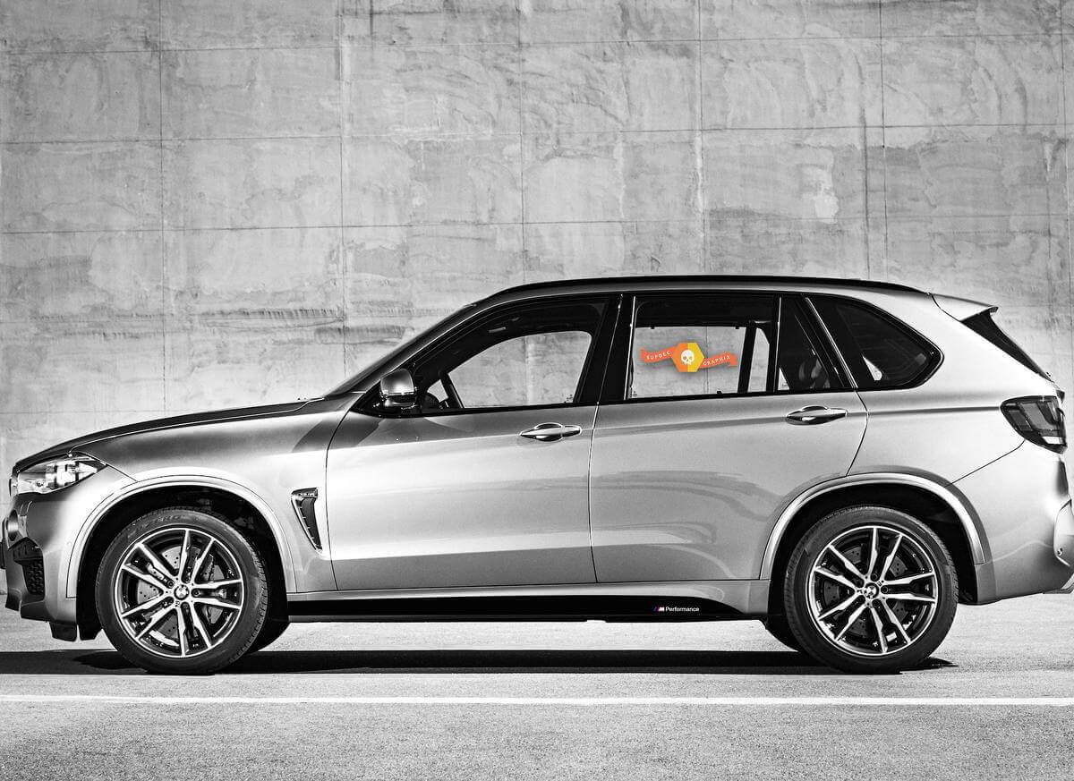M Performance Style Seitenrock Vinyl-Aufkleberset für BMW X5M F85