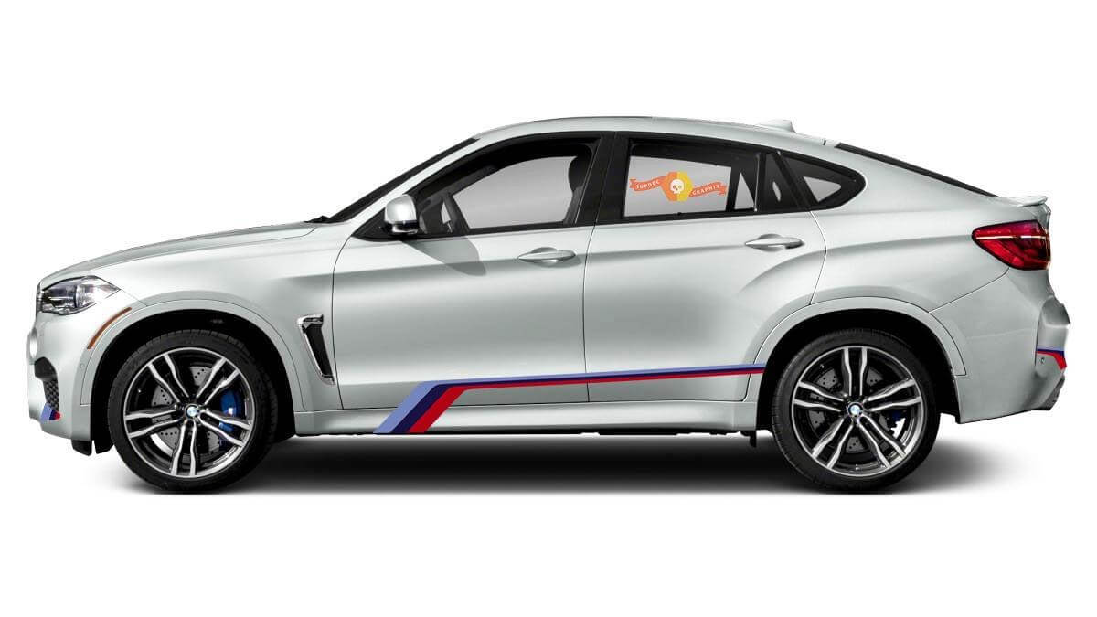 M Performance Seitenstreifen Vinyl-Aufkleber Set für BMW X6M F86 2014-2019