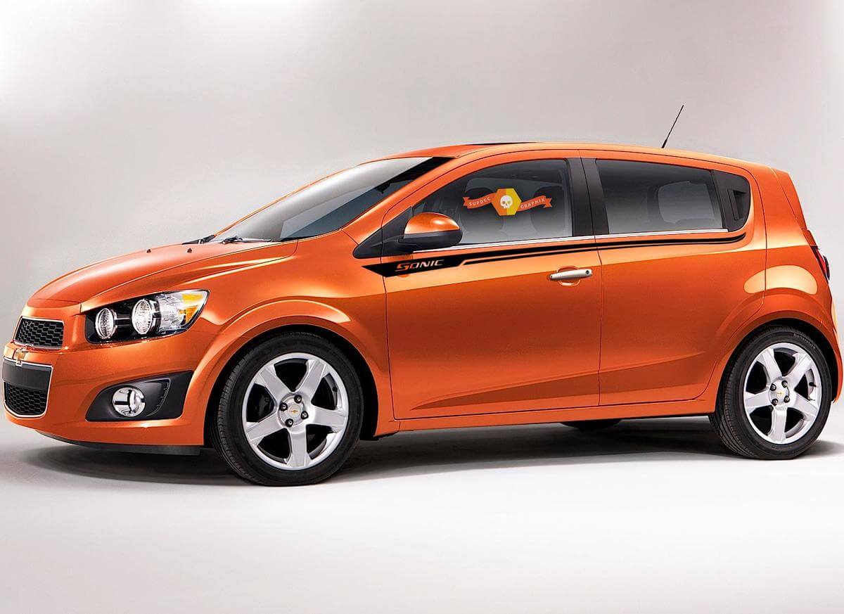 Sonic Tür-Seitenstreifen Vinylaufkleber Für Chevrolet Aveo