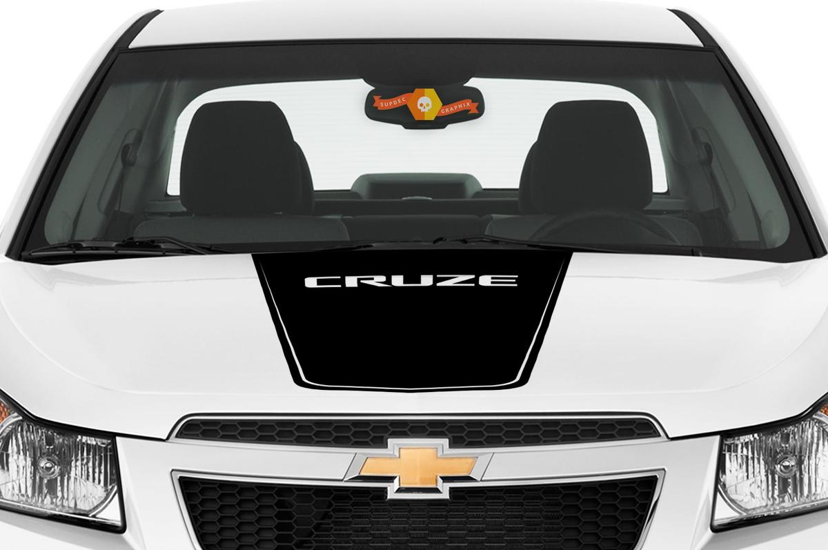 Chevrolet Chevy Cruze - Rallye-Rennstreifen-Hauben-Grafik-Cruze-Beschriftung