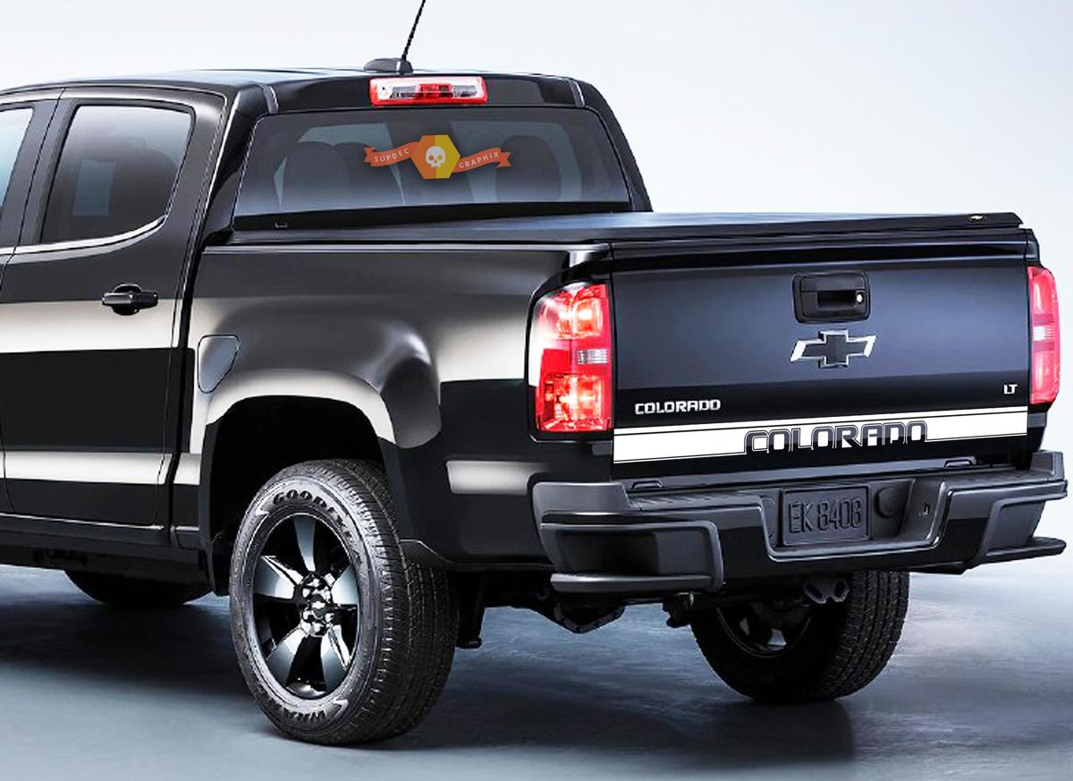 Chevy Chevrolet Colorado Truck Tailgate Accent Vinyl Grafik Aufkleber Aufkleber Streifen 2015-
