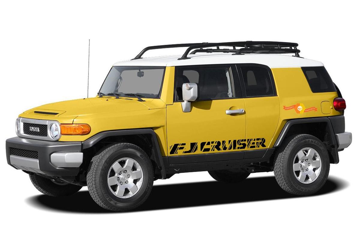 Kratzer-Brand Schriftzug Seiten Tür Vinyl-Aufkleber für Toyota FJ Cruiser