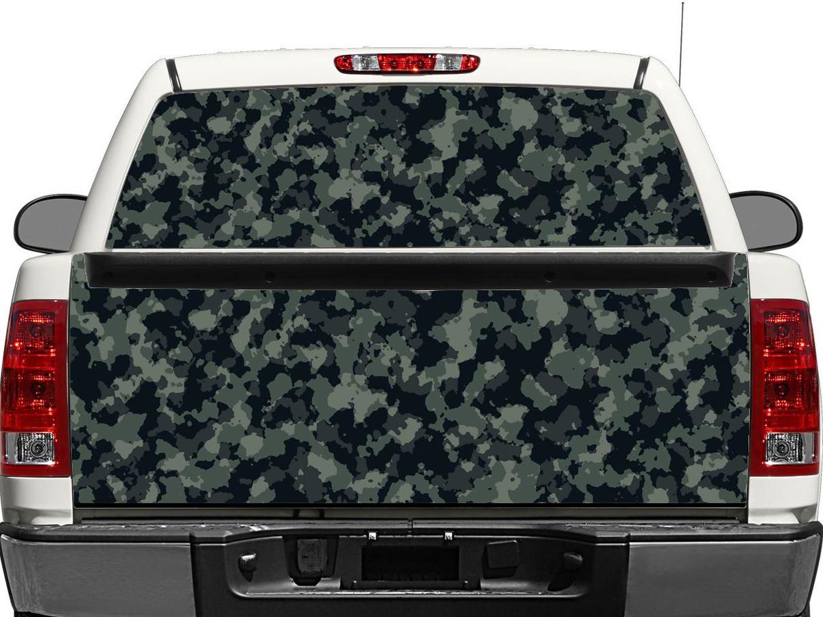 Camo Camouflage Heckscheibe oder Heckklappe Aufkleber Aufkleber Pick-up-SUV-Auto