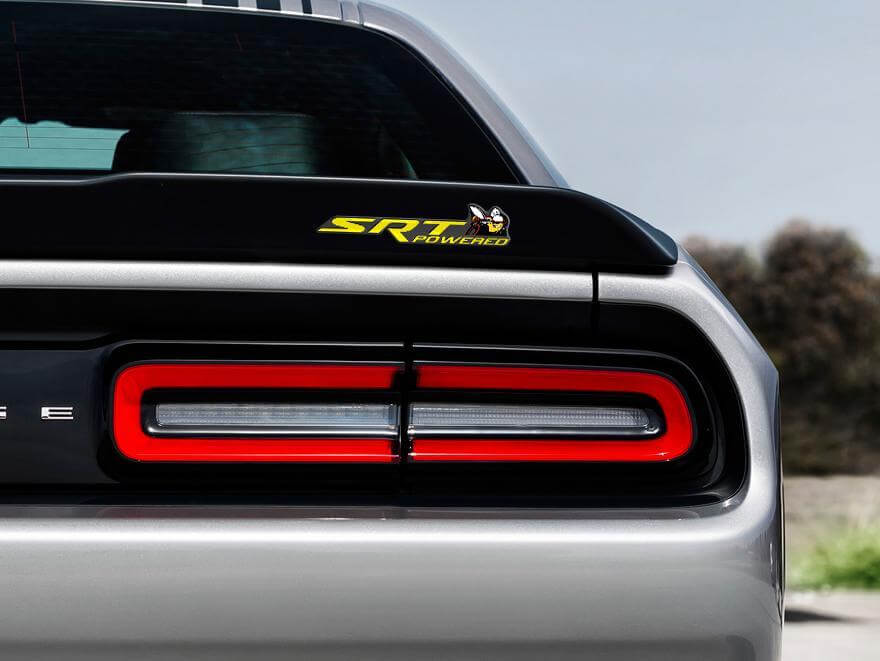 SRT Angetriebenes gewölbtes Abzeichen Aufkleber für Dodge Challenger oder Charger