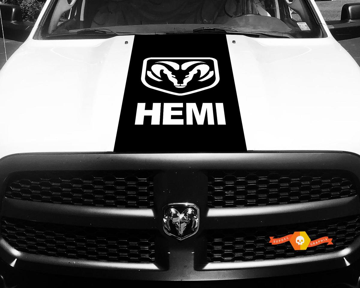 1500 2500 3500 Truck Vinyl Racing Aufkleber Stripe Hemi Ram Dodge Hood Aufkleber #74
