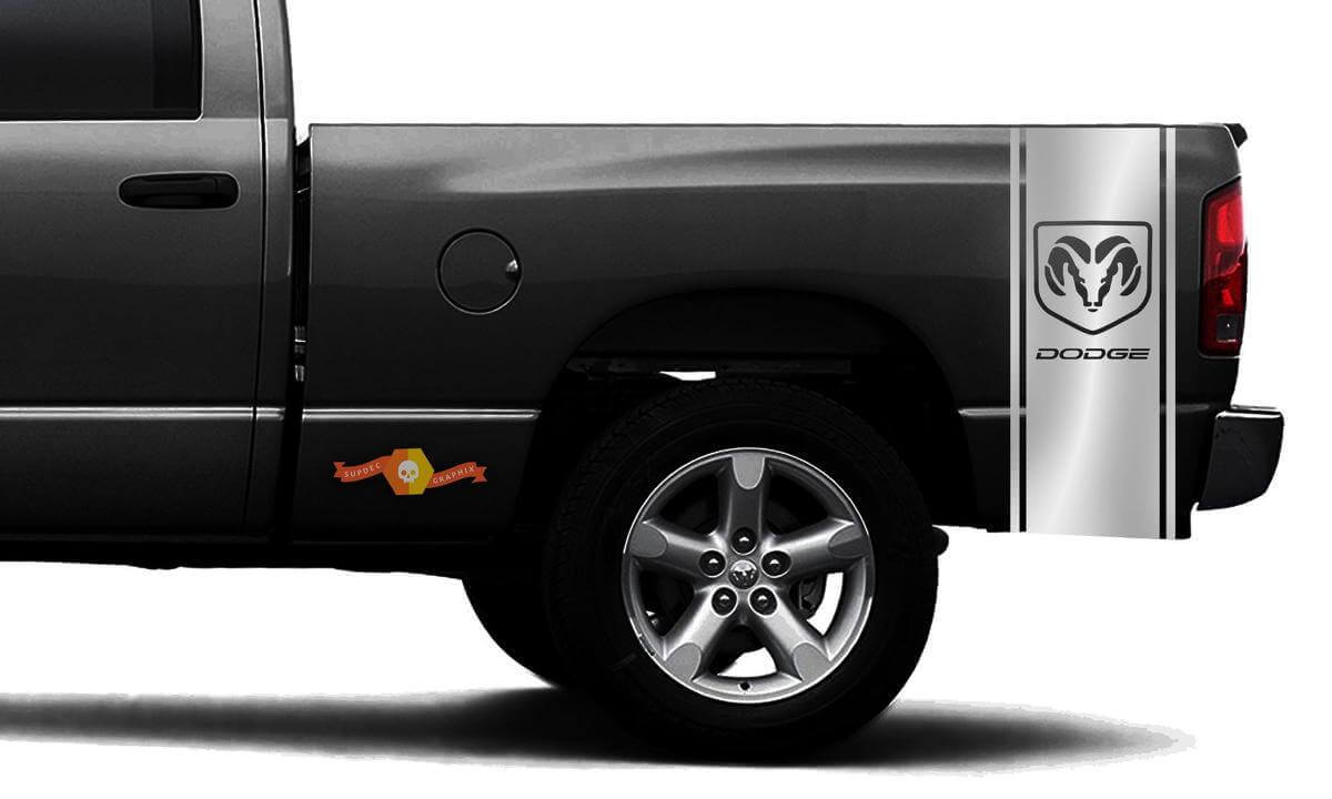 Hemi Style Kotflügel-Streifen Vinyl-Aufkleber Kit für Dodge Ram 1500