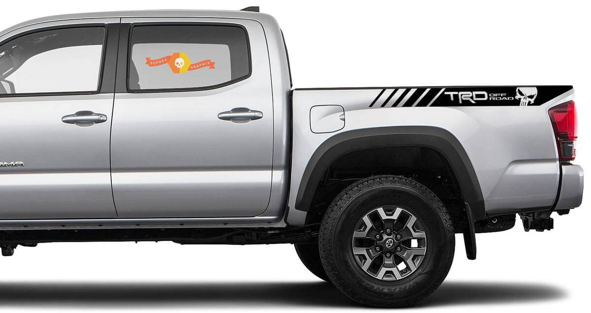 2 x Tacoma Toyota TRD Offroad-LKW-Aufkleber, Vinyl-Aufkleber
