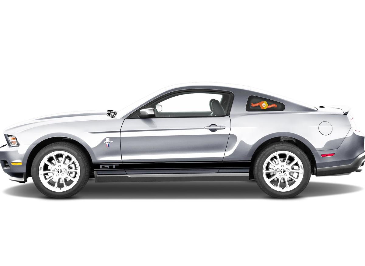 Ford Mustang MACH Logo Seitentür Streifen Aufkleber Vinyl Aufkleber Streifen