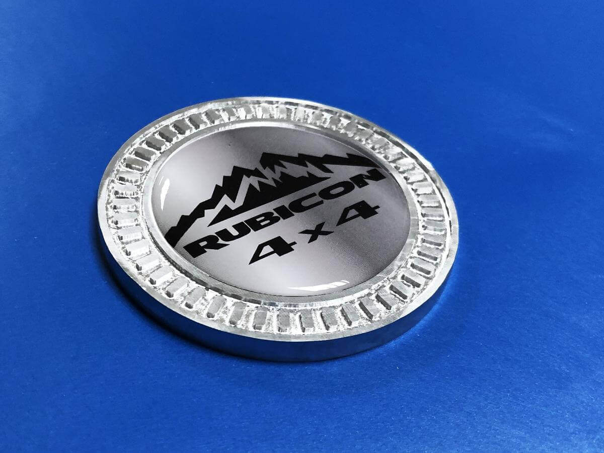 Mountains Rubicon 4x4 Metall Aluminium Kotflügel Emblem Vinylaufkleber für Jeep Wrangler