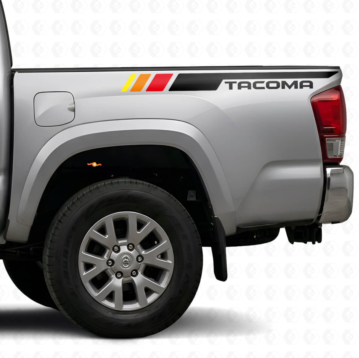 Vintage TRD Style Seitenstreifen Vinyl Aufkleber Set für Toyota Tacoma