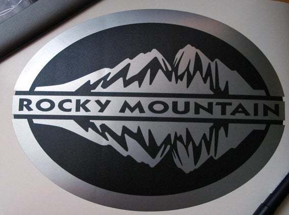Rocky Mountain 5 Zoll Aufkleber für Jeep Wrangler Rubicon Türaufkleber VINYL