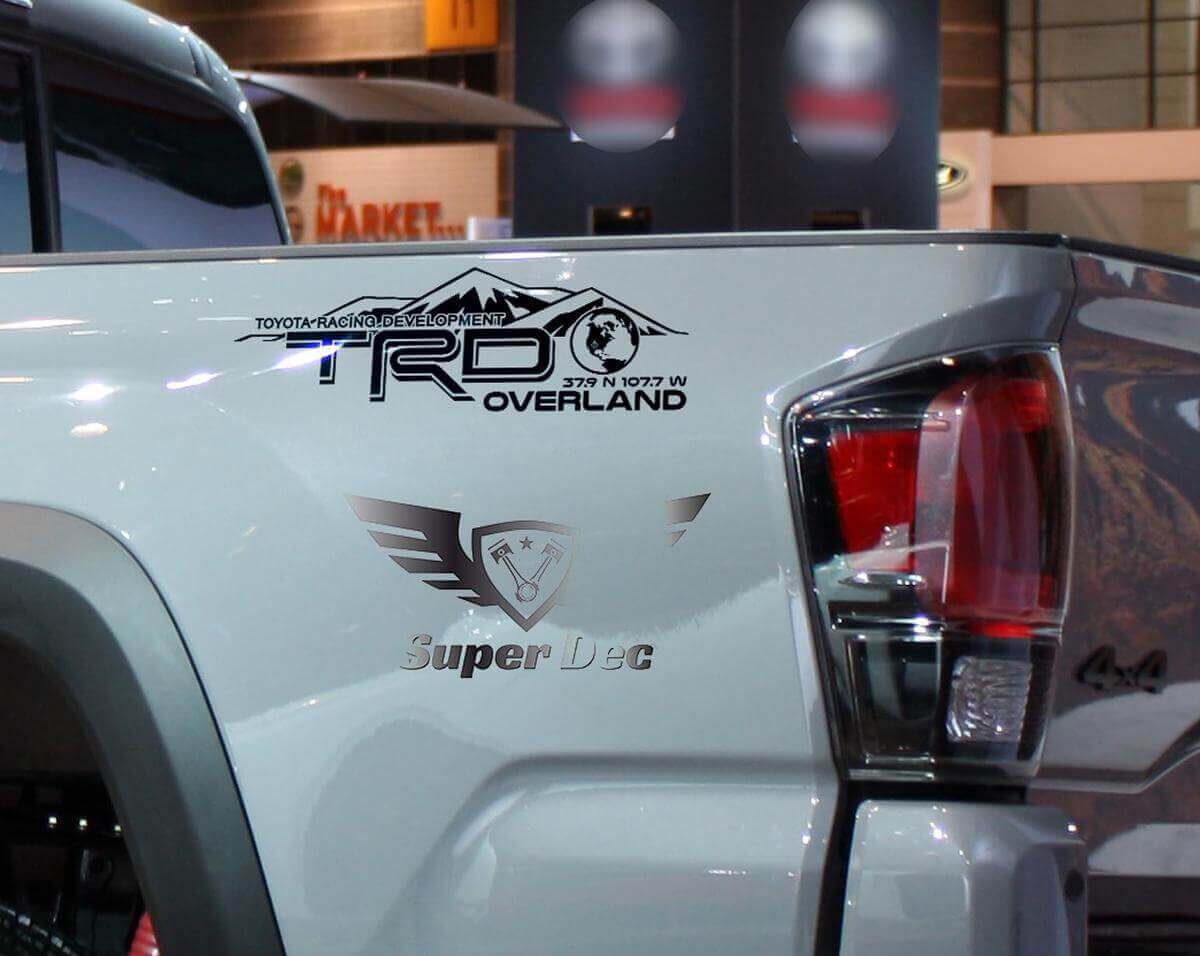 TRD Mountains Style Seiten-Vinylaufkleber für Toyota Tacoma Tundra FJ Cruiser