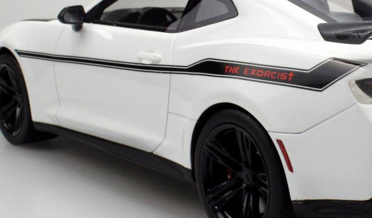 2 SEITEN 2 Farben CHEVROLET CAMARO „Custom Text“ ZL1 SEITENSTREIFEN Vinyl-Aufkleber
