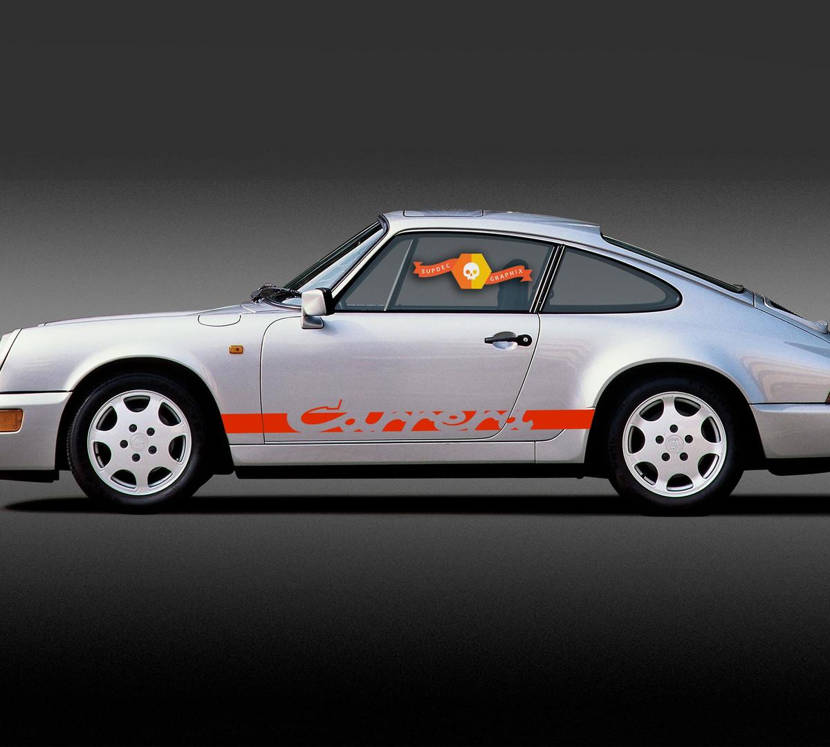 Porsche 911 Carrera Stripes Seitenaufkleber
