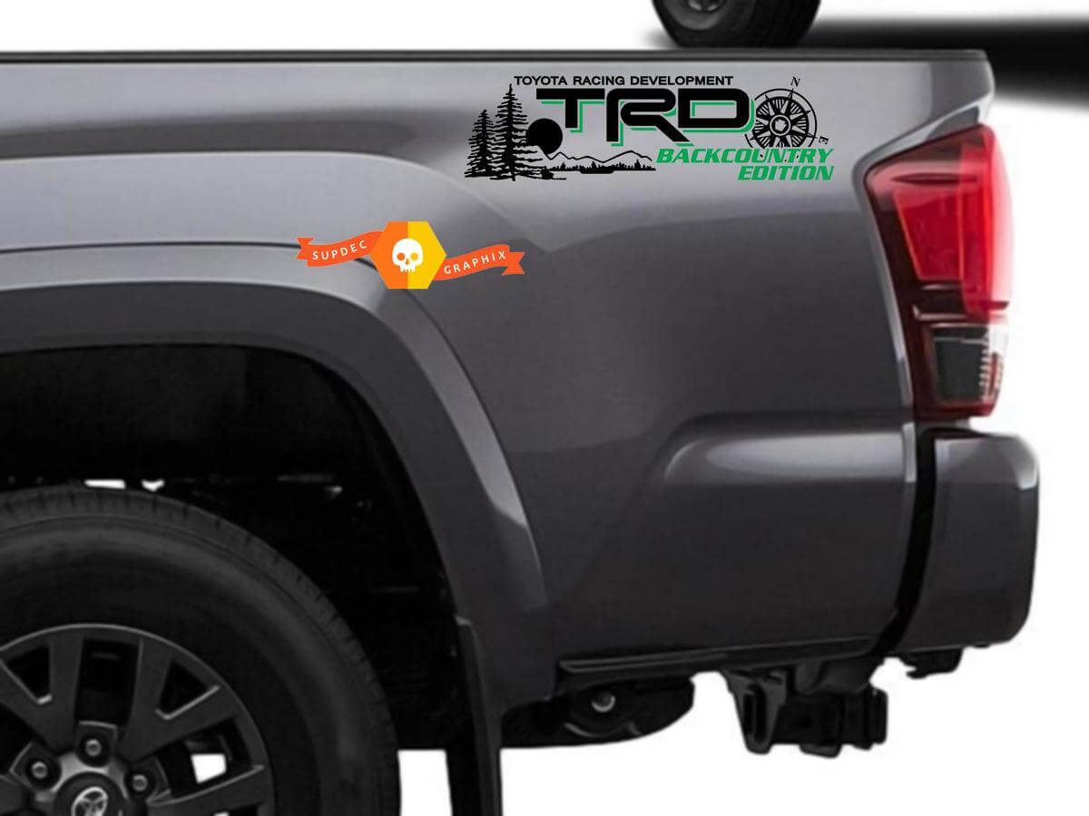 TRD Compass Forest Grafik-Aufkleber für Toyota Tacoma 2016-2020