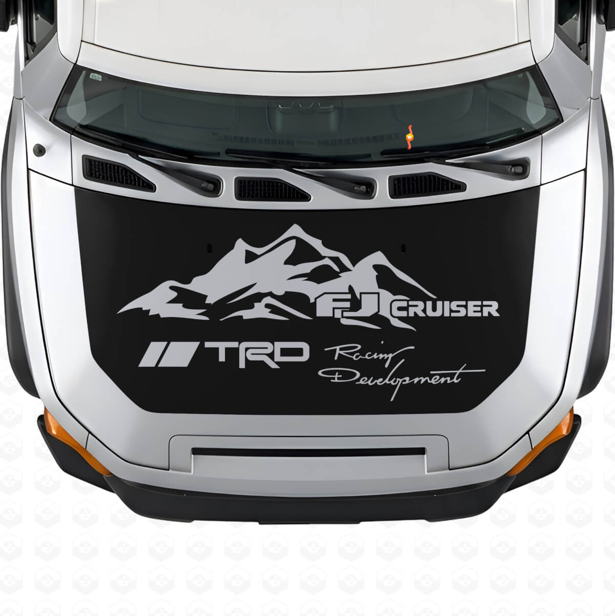 TRD Style Mountain Hauben Vinyl-Aufkleber für Toyota FJ Cruiser