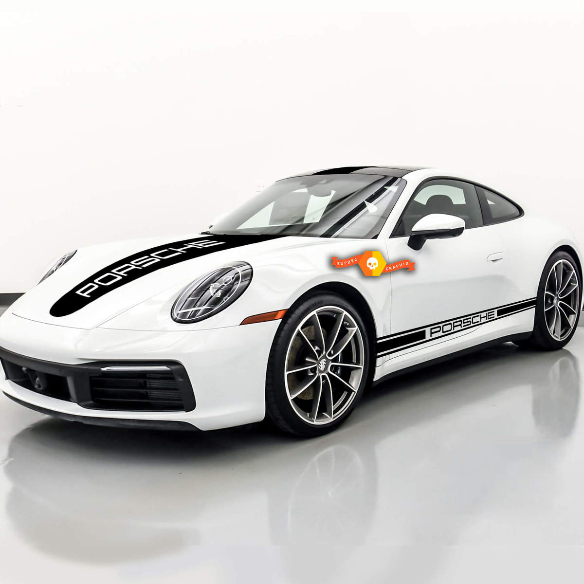 Porsche Kit Aufkleber Klebstoffe 911 997 GT3 Motorsport Seiten