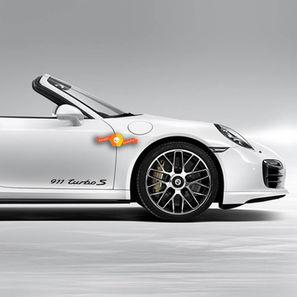 Porsche Aufkleber Porsche 911 Turbo Signature Side Decal Aufkleber