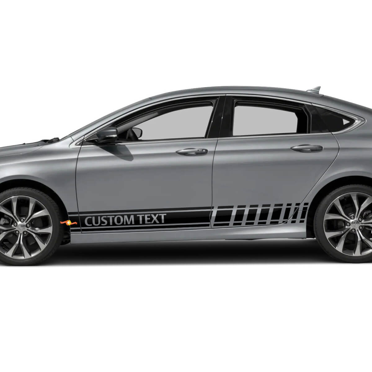 2X mehrfarbige Grafik-Auto-Vinyl-Aufkleber für Chrysler 200 300
