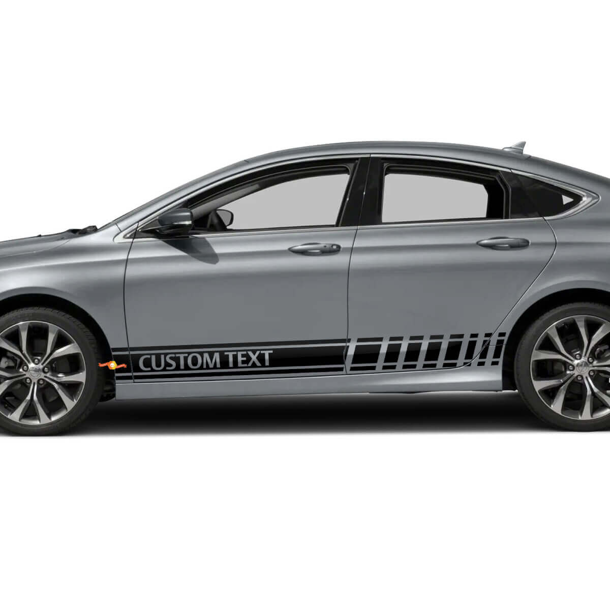 2X mehrfarbige Grafik-Auto-Vinyl-Aufkleber für Chrysler 200 300
