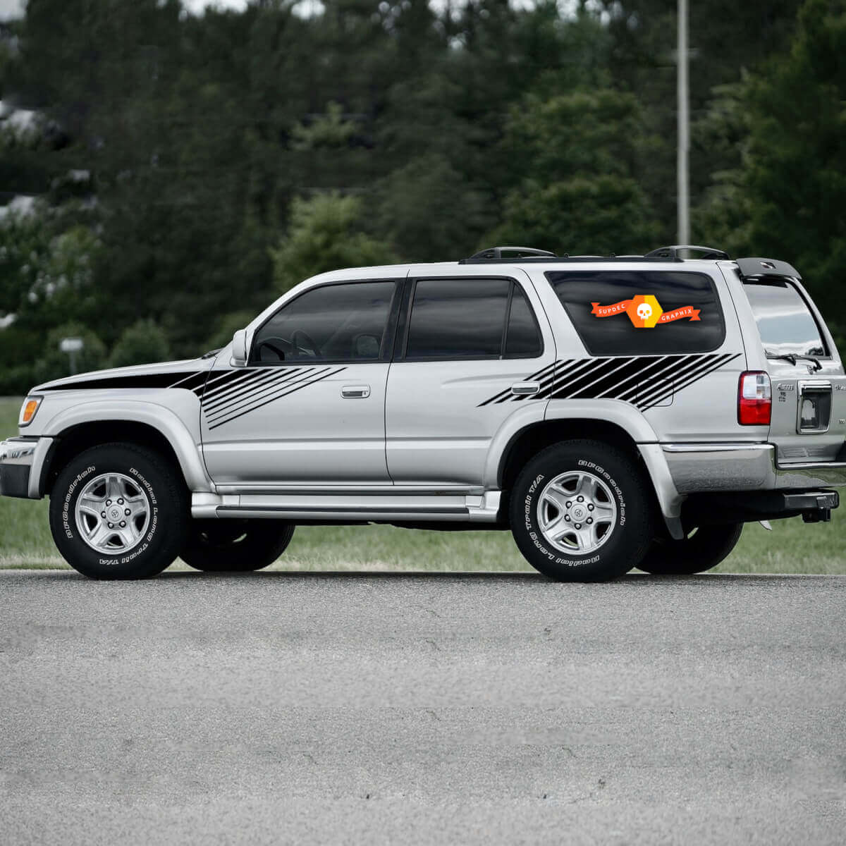 Vintage Style 1996–2002 Toyota SR5 Grafik Aufkleber Aufkleber 4Runner Seite Vinyl Aufkleber Aufkleber für Toyota 4Runner TRD
