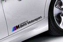 BMW Motorsport Style Schweller Seitenaufkleber Set für BMW M-Modelle