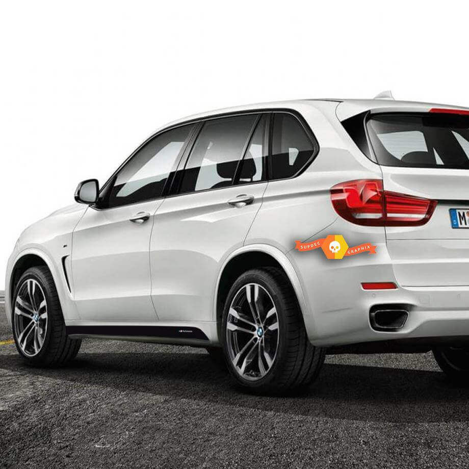 2 BMW M Performance Seitenschweller-Aufkleber-Set für M5 F15 X5 F16 X5
