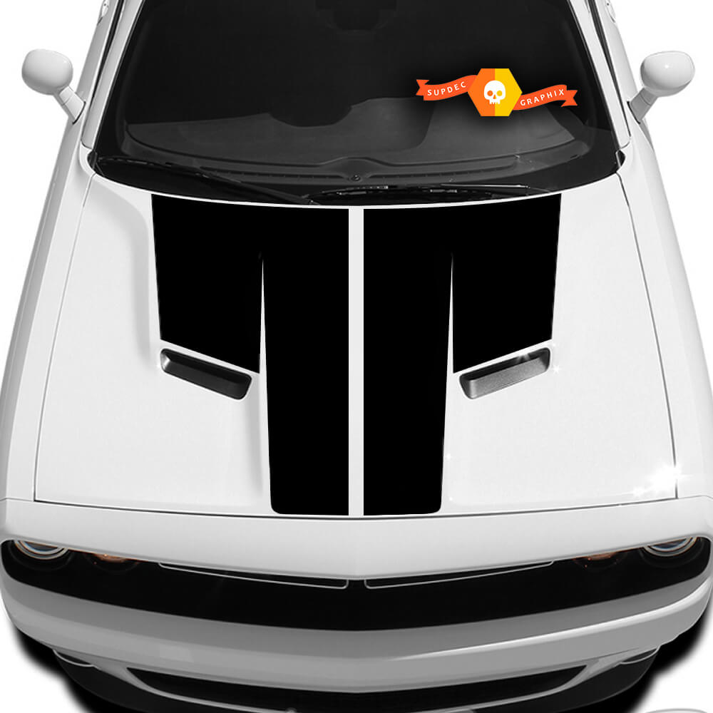 Dodge Challenger Hood T Aufkleber Aufkleber Grafik passend für Modelle 09 - 14
