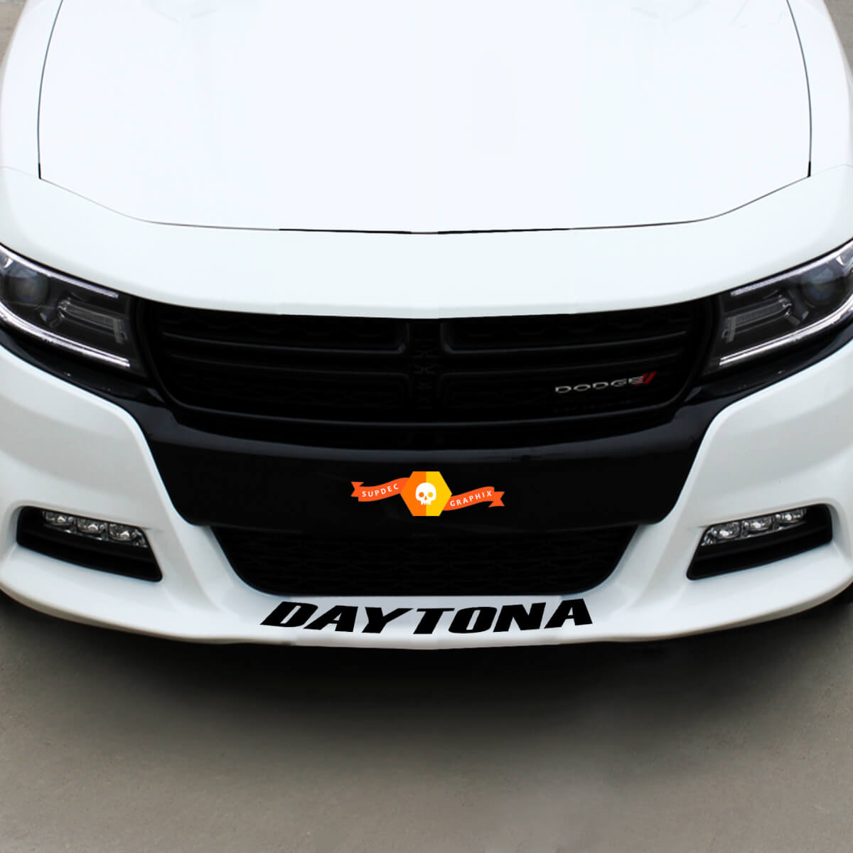 Dodge Daytona Retro Front Spoiler Aufkleber Aufkleber Grafiken passt zu allen Modellen