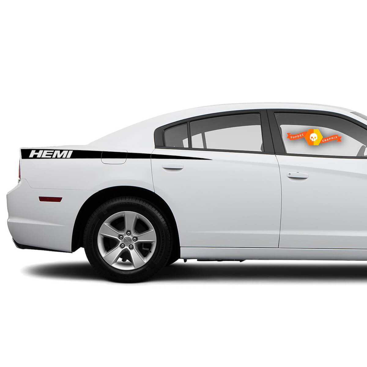 Dodge Charger Hemi Aufkleber Aufkleber Seitengrafiken passen zu Modellen 2011-2014