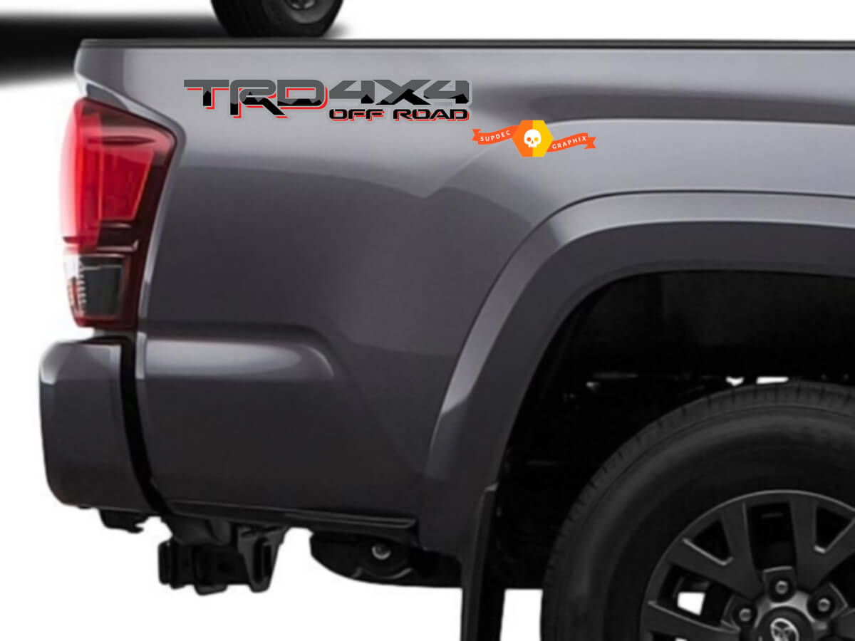 Paar TRD 4x4 Off Road Mountains Toyota Tacoma Tundra FJ Cruiser 4runner Jede Farbe
