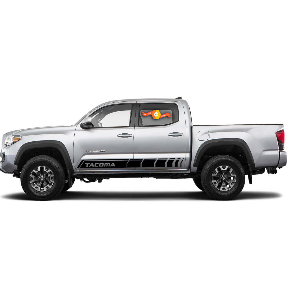 Toyota Tacoma Vinyl Aufkleber Aufkleber Grafiken TRD Sport Seitentür X2 JEDE FARBE
