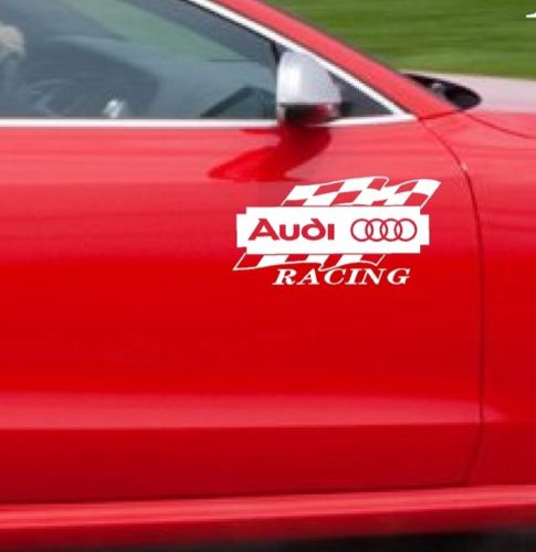 2 Audi Racing A3 A4 A5 A6 A8 Q3 Q5 Q7 Tt Rs4 S4 Aufkleber Aufkleber