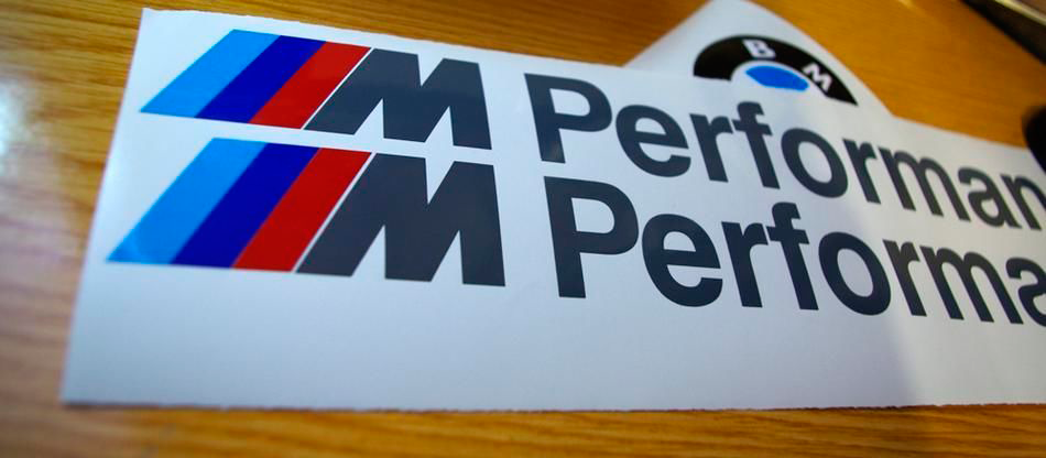 BMW M Performance SEITE M3 M5 M6 325 328 540 Aufkleber Aufkleber Custom Emblem Logo