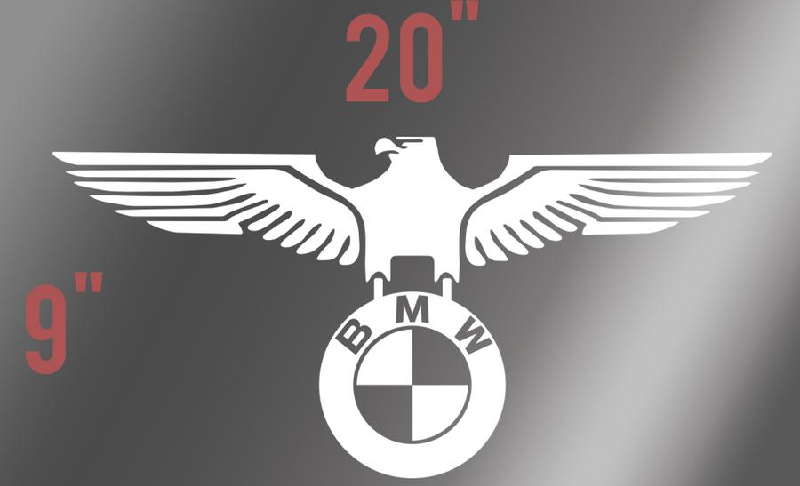 BMW Eagle Deutsch Auto Heckscheibe Vinyl Aufkleber Aufkleber für M3 M5 M6 e36 alle
