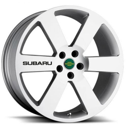 4 Subaru Black Wheels Aufkleber Aufkleber Emblem Impreza Outback WRX STI