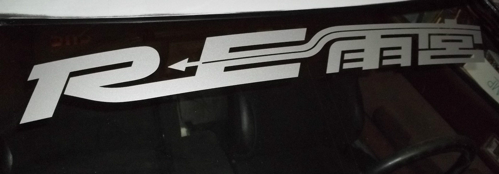 RE Amemiya Logo Jdm Mazda Rx7 Rx8 Rotory Racing Motorsport Banner Strip Car Windschutzscheibe Vinyl Aufkleber Aufkleber Aufkleber