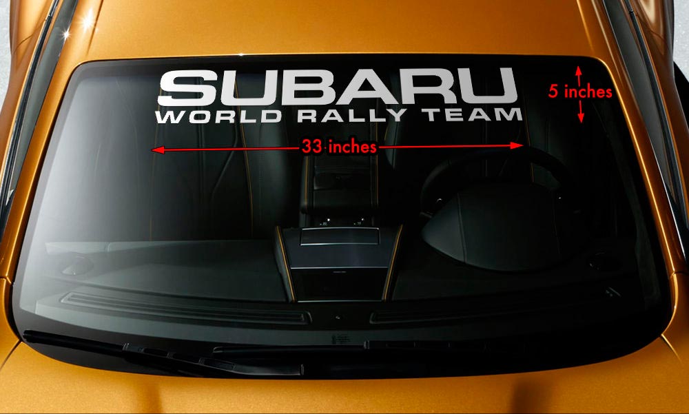 Subaru Windschutzscheibe Aufkleber Banner Aufkleber Vinyl Rallye Fenster  Grafik WRX benutzerdefinierte STI